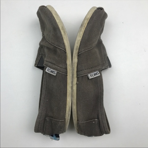 Toms Grey Slip On Sz 7.5 - Picture 7 of 7